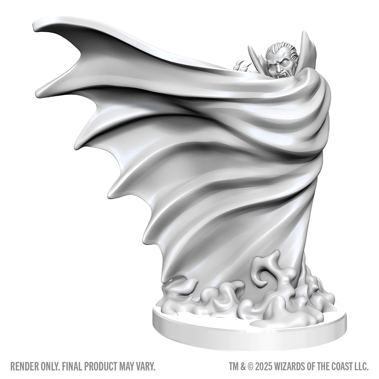 Dungeons & Dragons Unpainted Miniatures - CLASSIC VAMPIRE & CLASSIC ZOMBIE - Nolzur's Marvelous Miniatures - WizKids