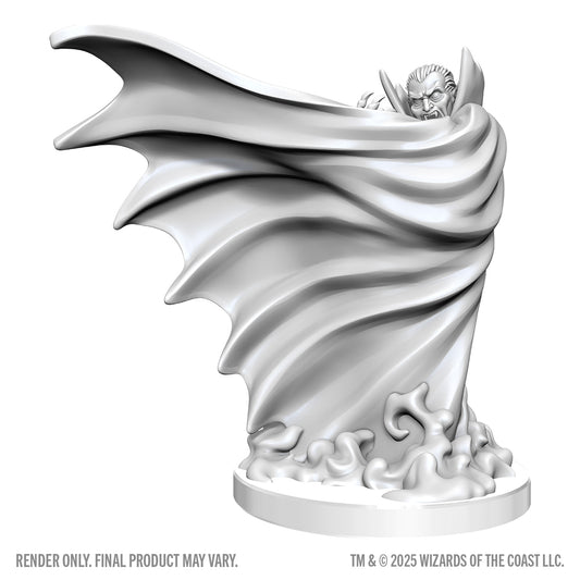 Dungeons & Dragons Unpainted Miniatures - CLASSIC VAMPIRE & CLASSIC ZOMBIE - Nolzur's Marvelous Miniatures - WizKids