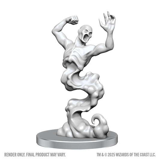 Dungeons & Dragons Unpainted Miniatures - CLASSIC WIGHT & CLASSIC WRAITH - Nolzur's Marvelous Miniatures - WizKids