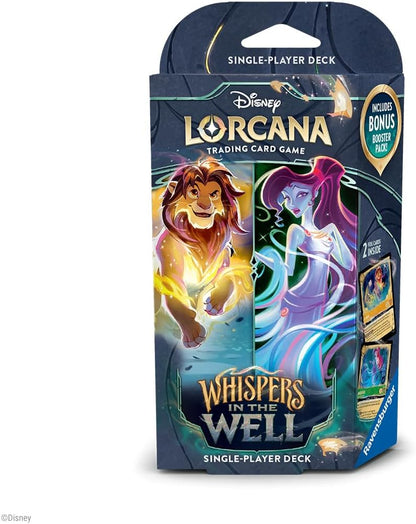 Disney's Lorcana - Whispers In the Well - Starter Decks - Ravensburger Games