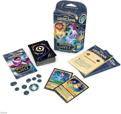 Disney's Lorcana - Whispers In the Well - Starter Decks - Ravensburger Games