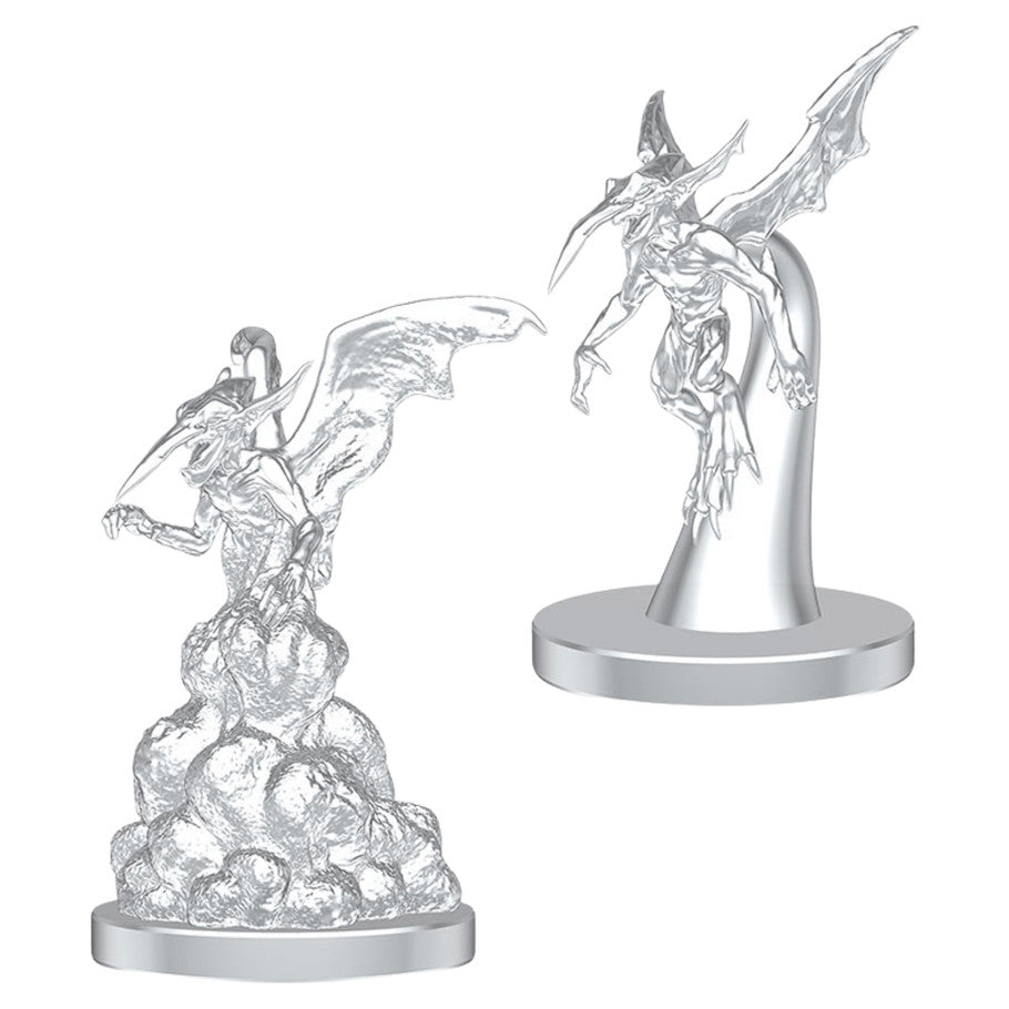 Dungeons & Dragons Unpainted Miniatures - ICE MEPHIT & DUST MEPHIT - Nolzur's Marvelous Miniatures - WizKids