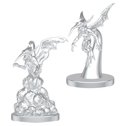 Dungeons & Dragons Unpainted Miniatures - ICE MEPHIT & DUST MEPHIT - Nolzur's Marvelous Miniatures - WizKids