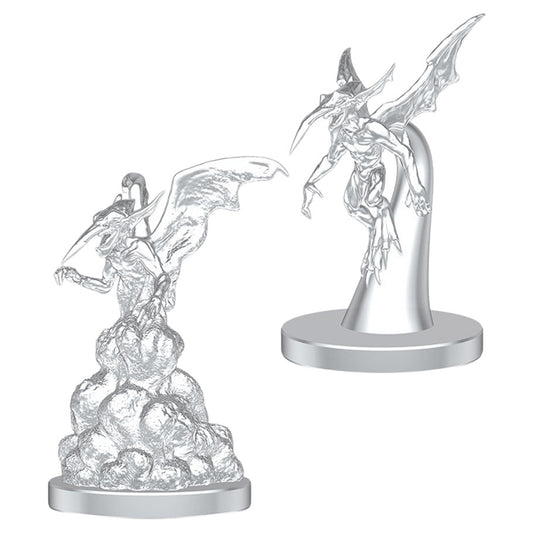 Dungeons & Dragons Unpainted Miniatures - ICE MEPHIT & DUST MEPHIT - Nolzur's Marvelous Miniatures
