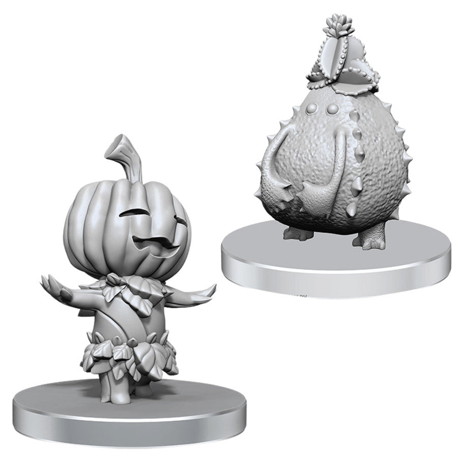 Pathfinder Battles - Unpainted Miniatures - GOURD LESHY & CACTUS LESHY - Deep Cuts - WizKids