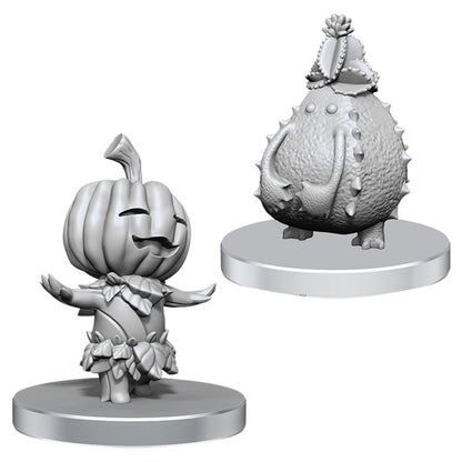Pathfinder Battles - Unpainted Miniatures - GOURD LESHY & CACTUS LESHY - Deep Cuts - WizKids