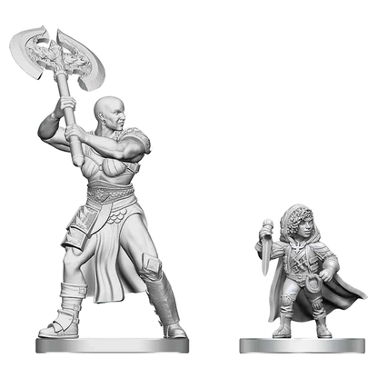 Dungeons & Dragons - Goliath Barbarian & Halfling Rogue - Nolzur's Marvelous Miniatures