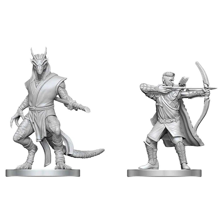 Dungeons & Dragons - Elf Ranger & Dragonborn Monk - Nolzur's Marvelous Miniatures