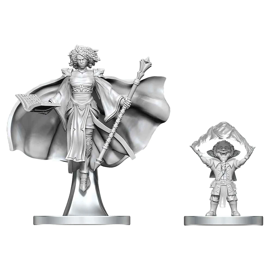 Dungeons & Dragons - Gnome Warlock & Aasimar Wizard - Nolzur's Marvelous Miniatures