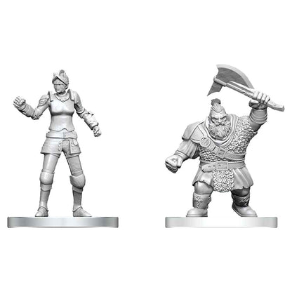 Dungeons & Dragons - Cultist of Bane & Dwarf Zhentilar Soldier - Nolzur's Marvelous Miniatures