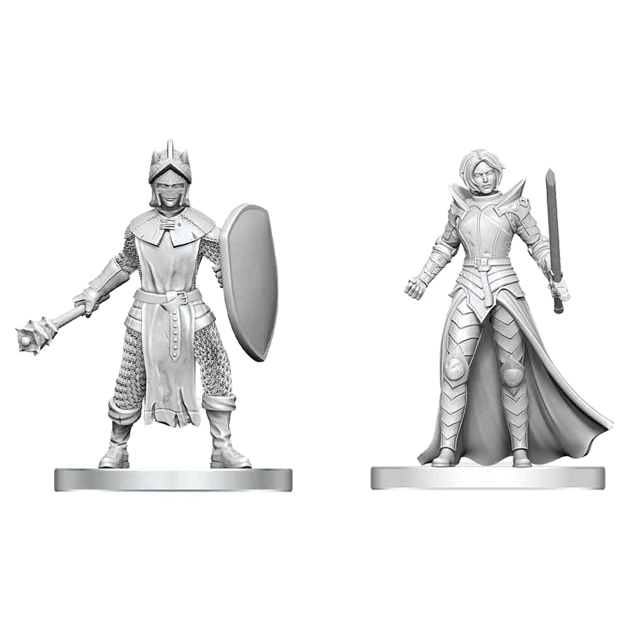 Dungeons & Dragons - Black Gauntlet & Zhentilar Paladin of Bane - Nolzur's Marvelous Miniatures