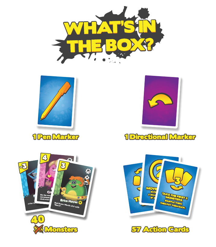 Ink Monsters - Card Game - Albino Dragon