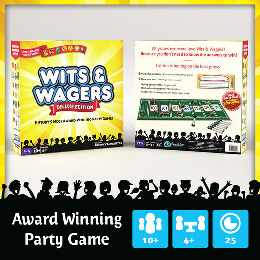 Wits & Wagers Deluxe Edition - Trivia Party Game - North Star Games