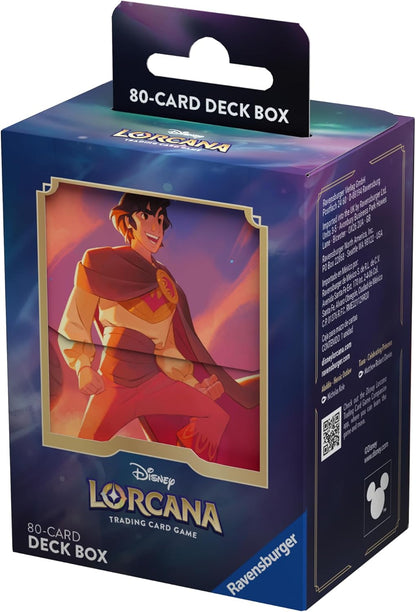 Disney's Lorcana - Shimmering Skies - Aladdin - 80 Card Deck Box - Ravensburger