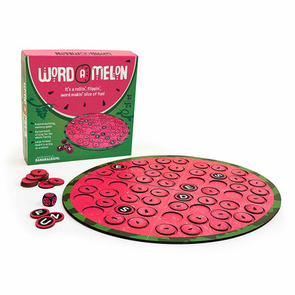 Word-A-Melon - A Rollin' Flippin' Slice of Fun Word Game - Banagrams