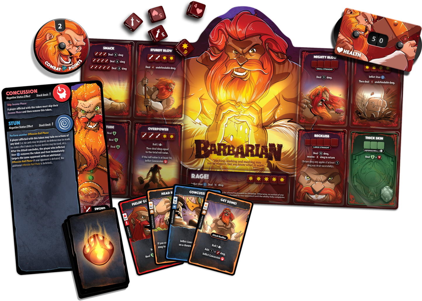Dice Throne - Hero Pack - Barbarian