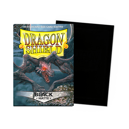 Dragon Shield Card Sleeves - 100 Count - Matte: Black