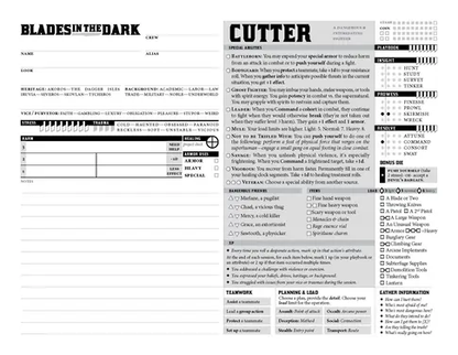 Blades in the Dark Roleplaying Game Book