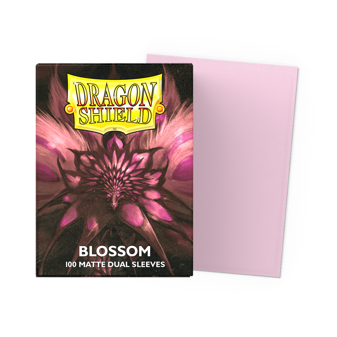 Dragon Shield Card Sleeves - 100 Count - Matte: Pastel Dual Blossom