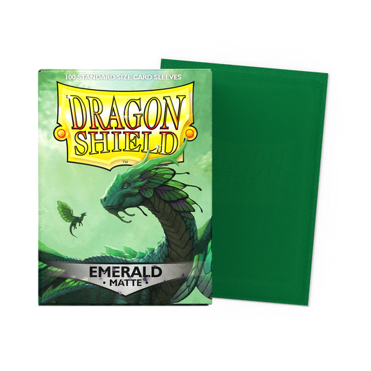 Dragon Shield Card Sleeves - 100 Count - Matte: Emerald