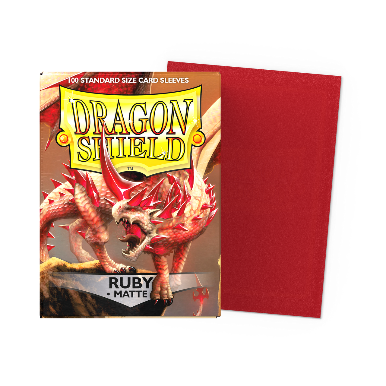 Dragon Shield Card Sleeves - 100 Count - Matte: Ruby