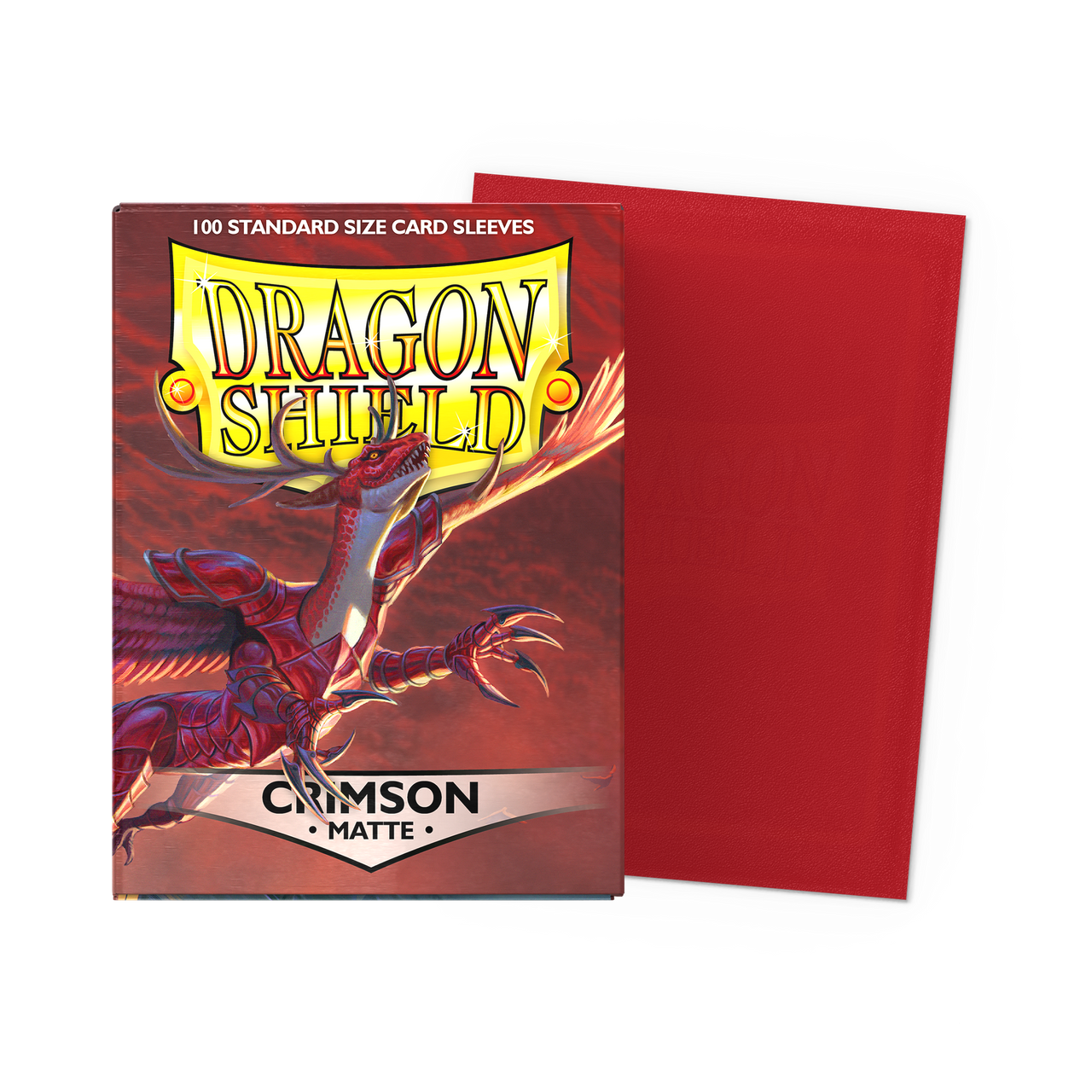 Dragon Shield Card Sleeves - 100 Count - Matte: Crimson