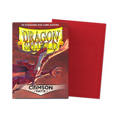 Dragon Shield Card Sleeves - 100 Count - Matte: Crimson