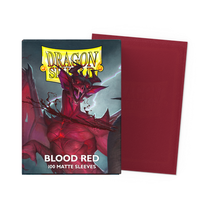 Dragon Shield Card Sleeves - 100 Count - Matte: Blood Red