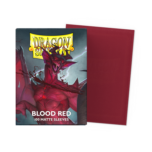 Dragon Shield Card Sleeves - 100 Count - Matte: Blood Red