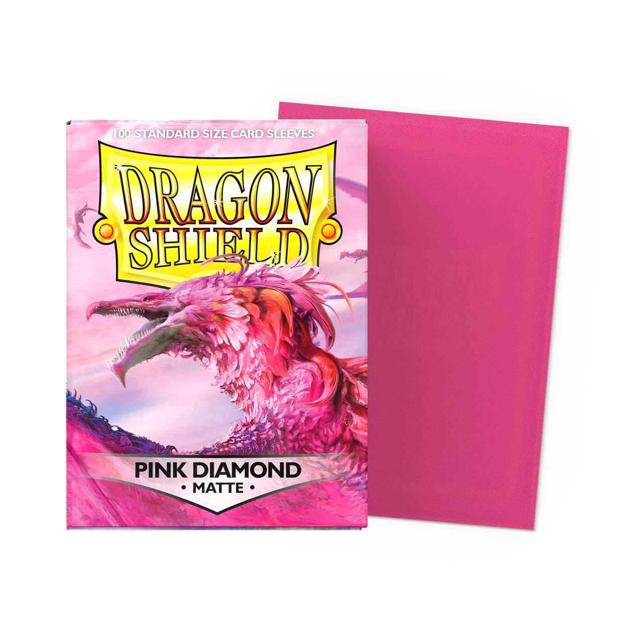Dragon Shield Card Sleeves - 100 Count - Matte: Pink Diamond