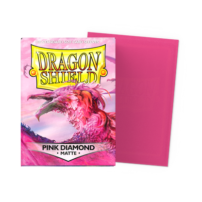 Dragon Shield Card Sleeves - 100 Count - Matte: Pink Diamond