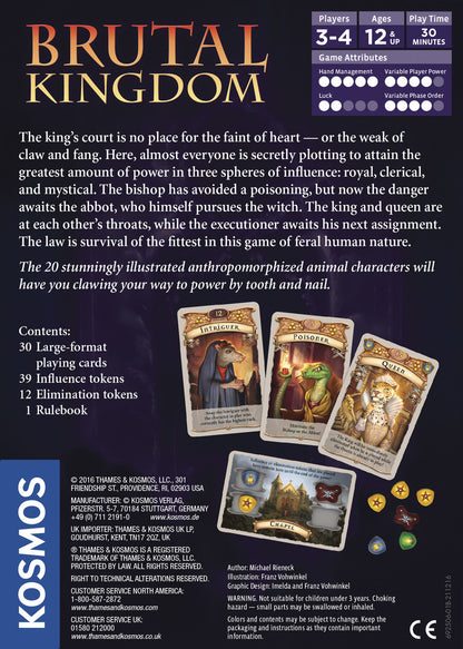 Brutal Kingdom - A Card Game of Intrigue and Betrayal - Thames and Kosmos