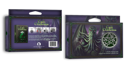 Assorted Licensed Playing Card Gift Sets - Collector Boxes with Deck of Playing Cards and a Collector Coin - Albino Dragon