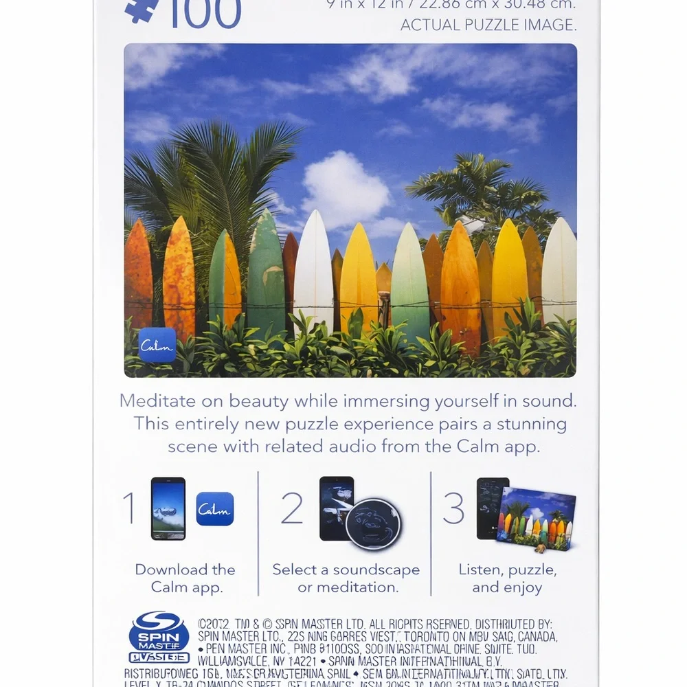 Calm on the Go - 100 pc Puzzle - Surfer's Paradise