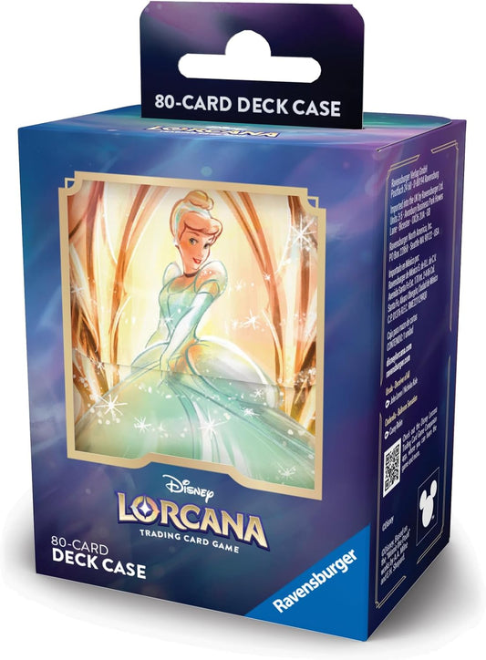Disney's Lorcana - Rise Of The Floodborn - Cinderella - 80 Card Deck Box - Ravensburger