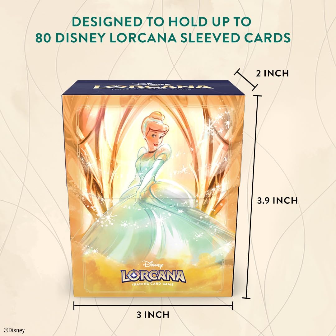 Disney's Lorcana - Rise Of The Floodborn - Cinderella - 80 Card Deck Box - Ravensburger