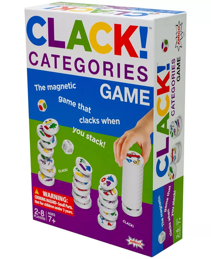Clack! Categories - The Game that Clacks when you Stack! - Amigo Games