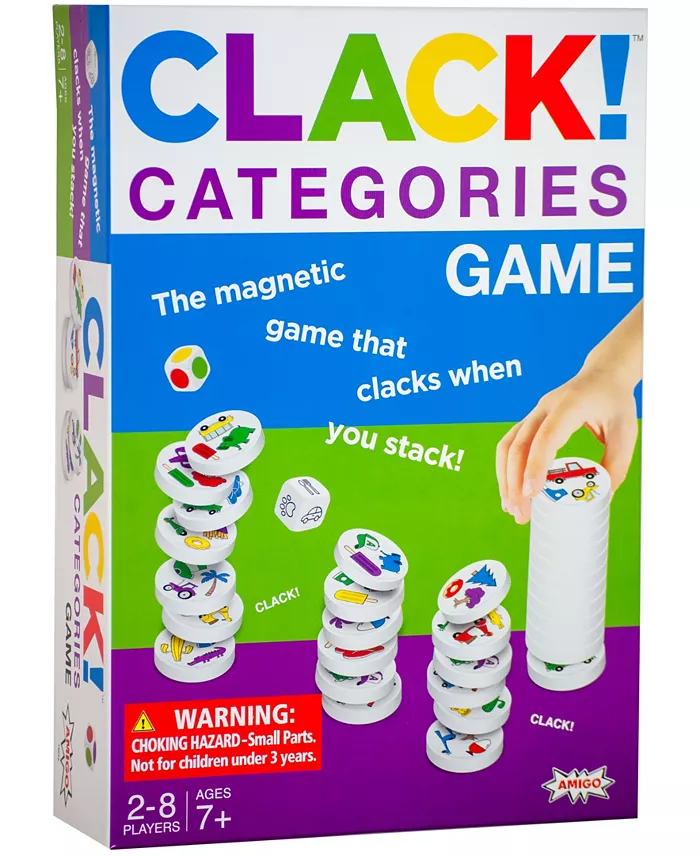 Clack! Categories - The Game that Clacks when you Stack! - Amigo Games