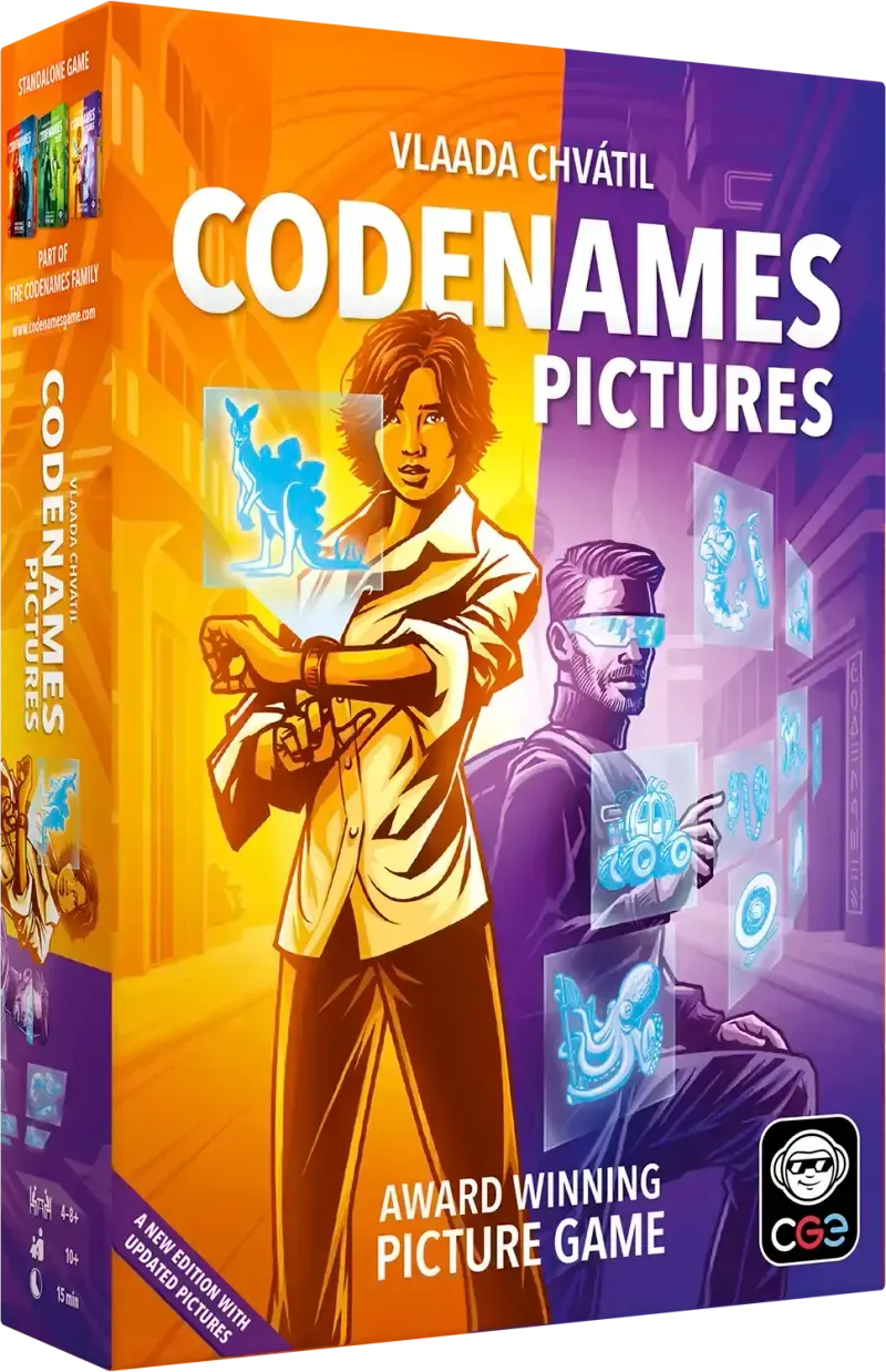 Codenames Pictures 2nd Edition/2.0 (2025) - A Top Secret Picture Game - Czech Game Editions