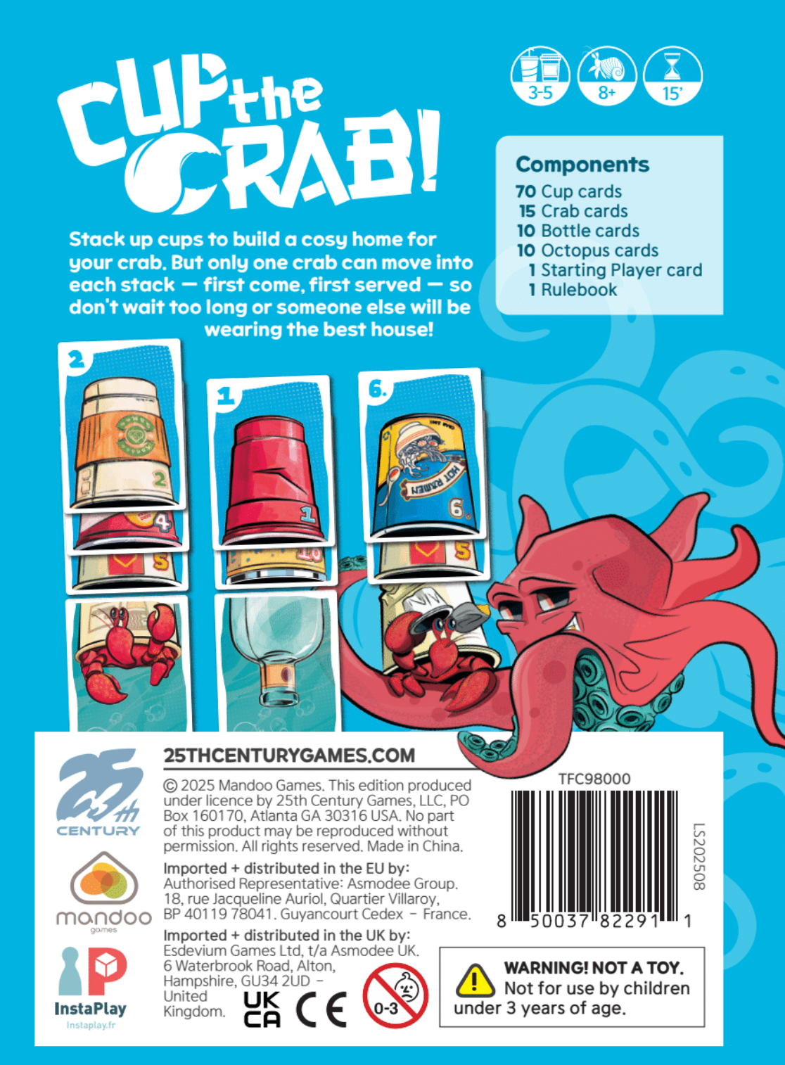 Cup the Crab Game - Save Their Shells!