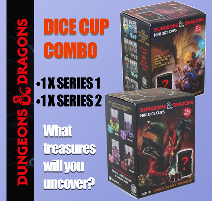 D&D Mini Dice Cups - Series 1 & 2 Bundle
