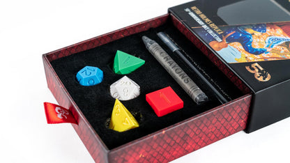 D&D 50th Anniversary Retro Holmes Replica Set - Fanroll Dice