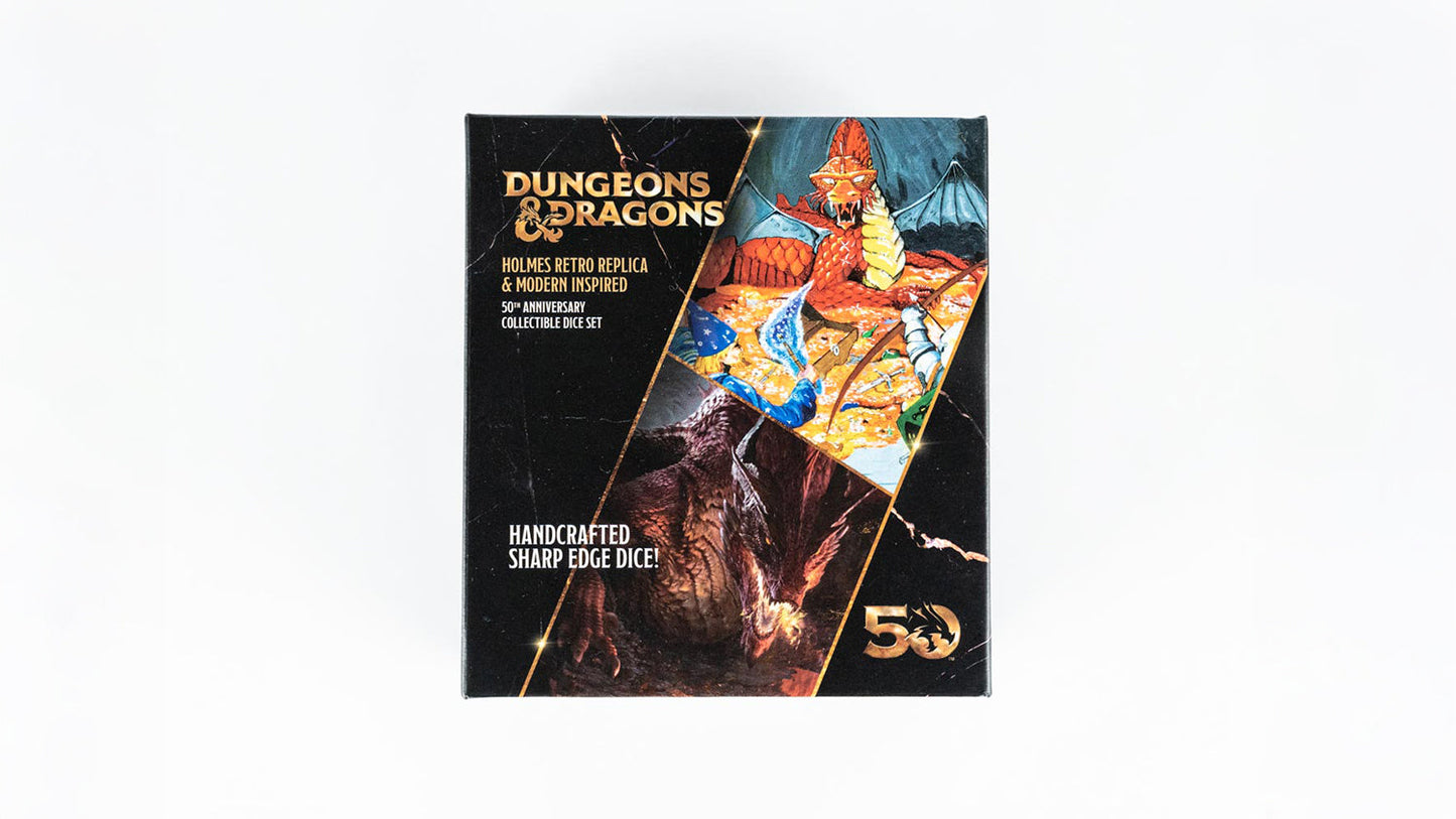 D&D 50th Anniversary Holmes Retro Replica & Modern Inspired Set - Fanroll Dice