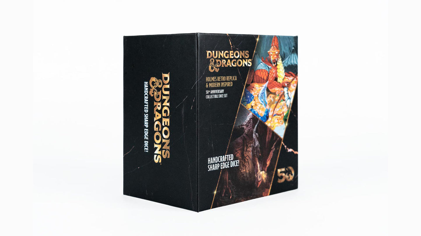 D&D 50th Anniversary Holmes Retro Replica & Modern Inspired Set - Fanroll Dice