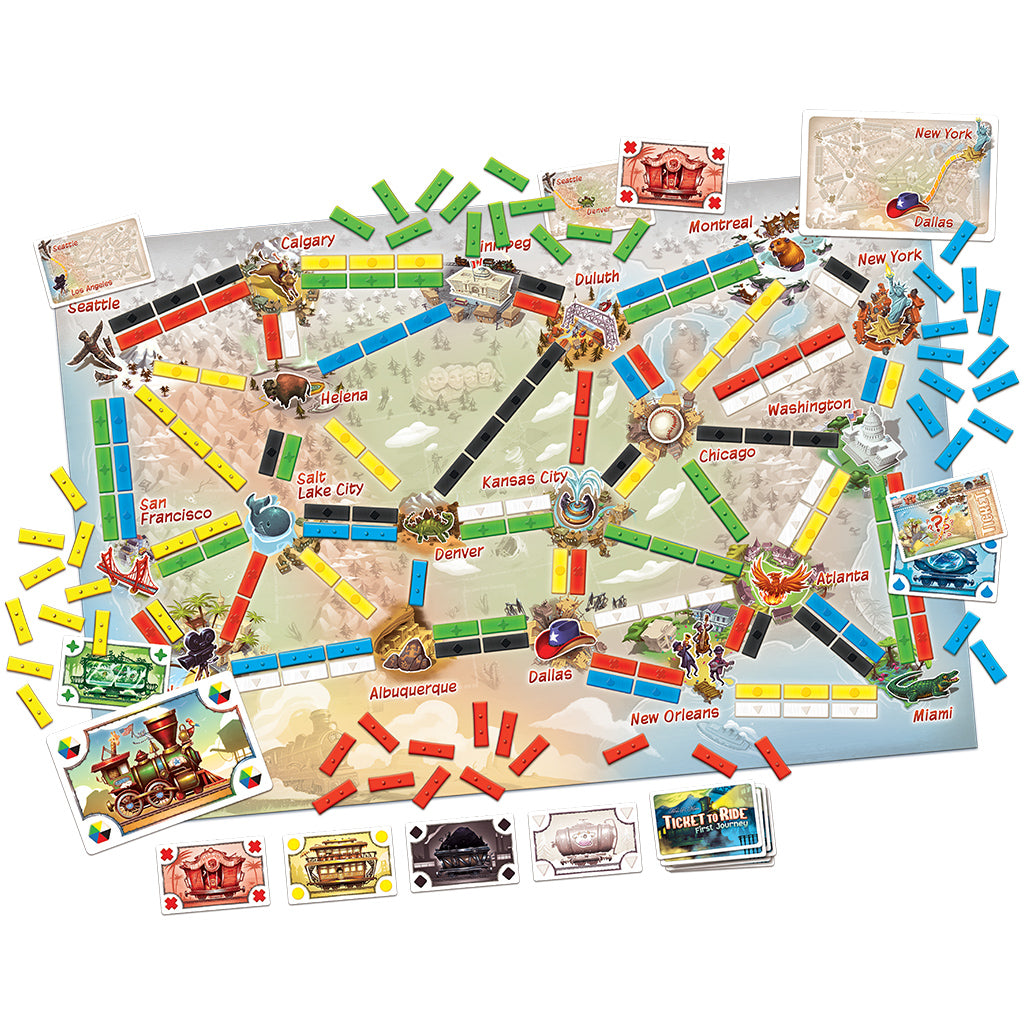 Ticket To Ride - First Journey - Board Game - Days of Wonder