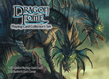 Assorted Licensed Playing Card Gift Sets - Collector Boxes with Deck of Playing Cards and a Collector Coin - Albino Dragon