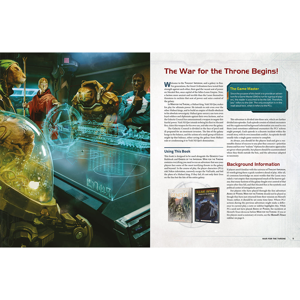 Twilight Imperium - The Roleplaying Game - The War For the Throne - Fantasy Flight