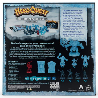 HeroQuest - The Frozen Horror - Quest Pack Expansion - Avalon Hill