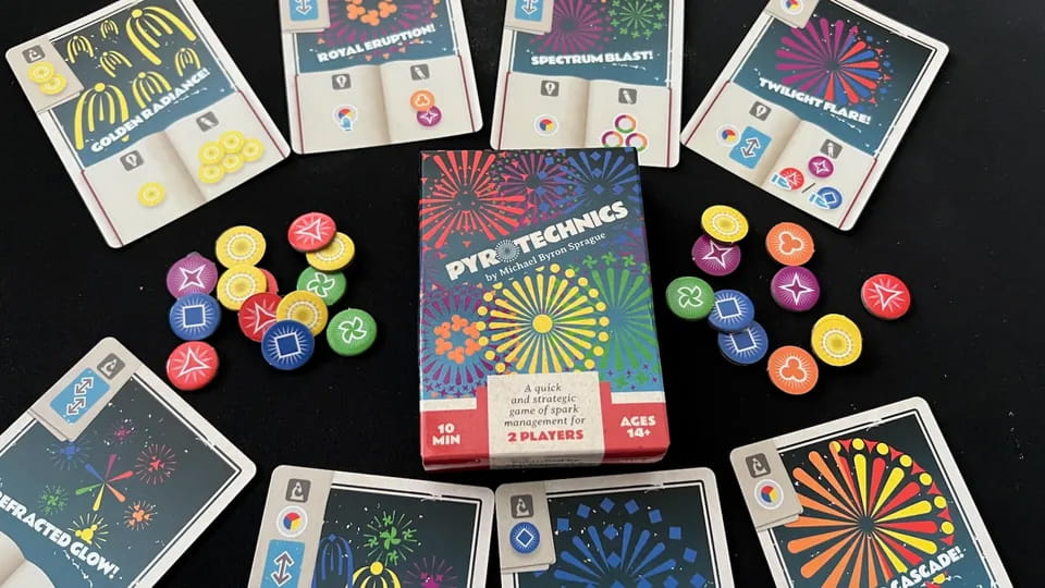 Pyrotechnics - A Sparking Good Two Player Card Duel Game