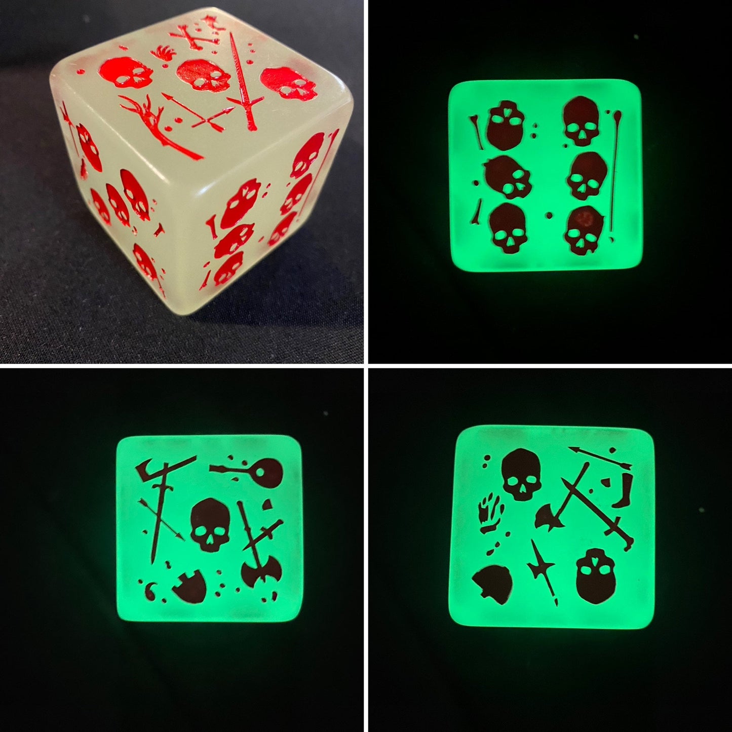 Massive Gelatinous Cube - 2" Mini/Die In One - Various - Severed Books and Toys